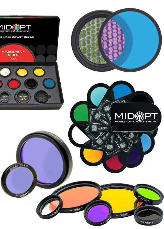 Purchase MIdOpt Filters, Polarizers, and more from Machine Vision Direct