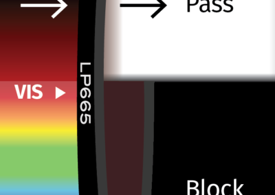 MidOpt LP665 Bandpass Filter Transmission Image